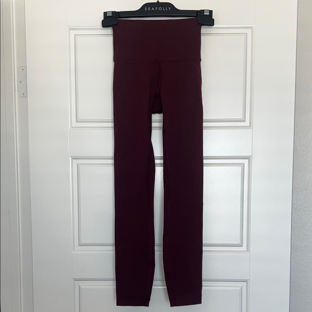 lululemon athletica High-Rise Burgundy Leggings